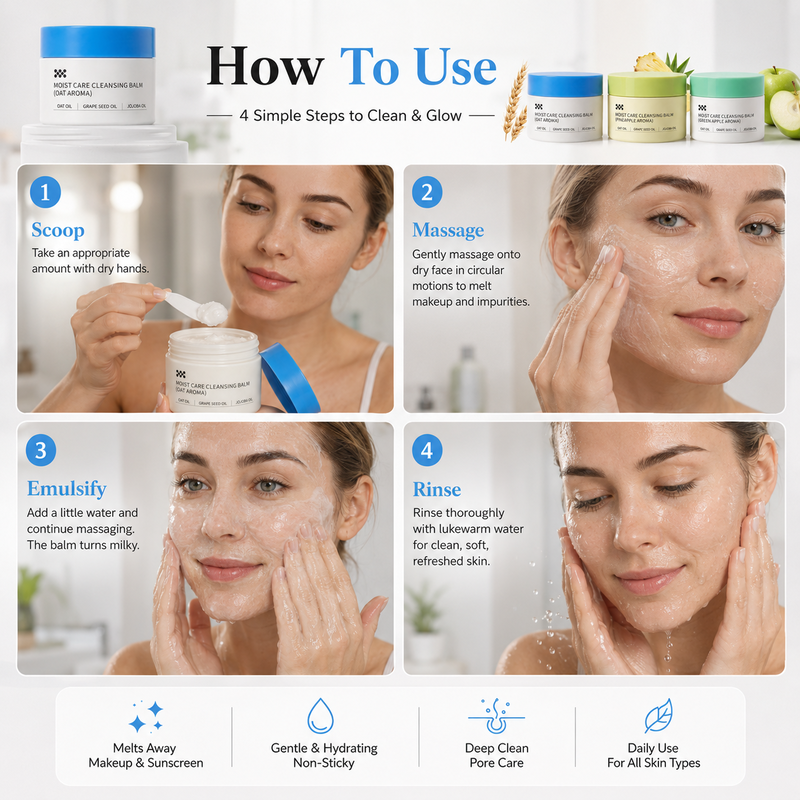 🔥Gentle Deep Cleansing Makeup Remover Balm
