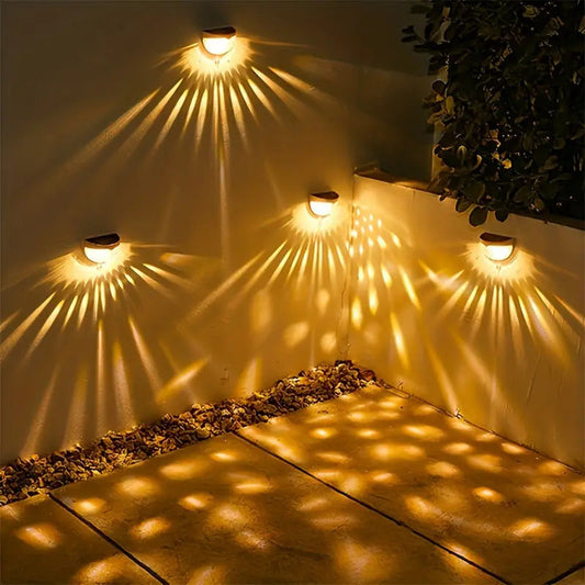 Decorative Solar Waterproof Fence Lights for Outdoor