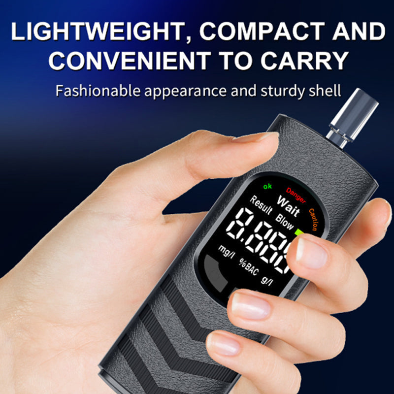 📢📢50% OFF !! ⏰🚔Rechargeable Alcohol Tester with LCD Screen and Voice Broadcast