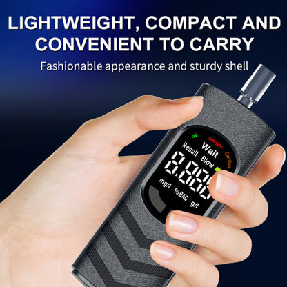 📢📢50% OFF !! ⏰🚔Rechargeable Alcohol Tester with LCD Screen and Voice Broadcast