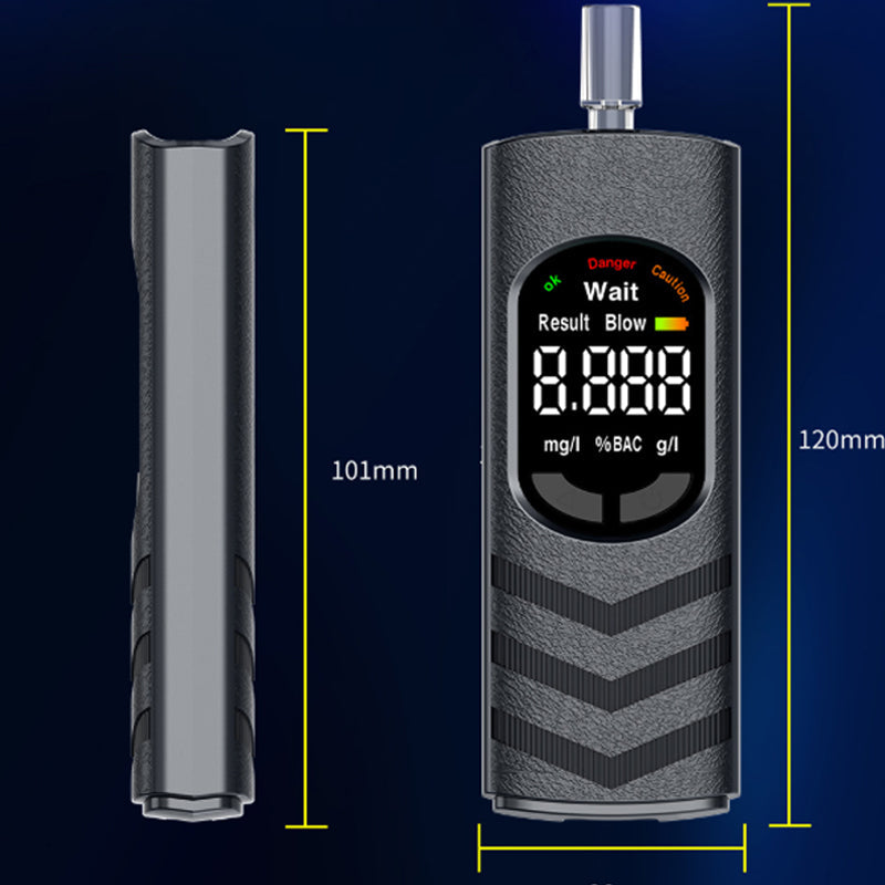 📢📢50% OFF !! ⏰🚔Rechargeable Alcohol Tester with LCD Screen and Voice Broadcast