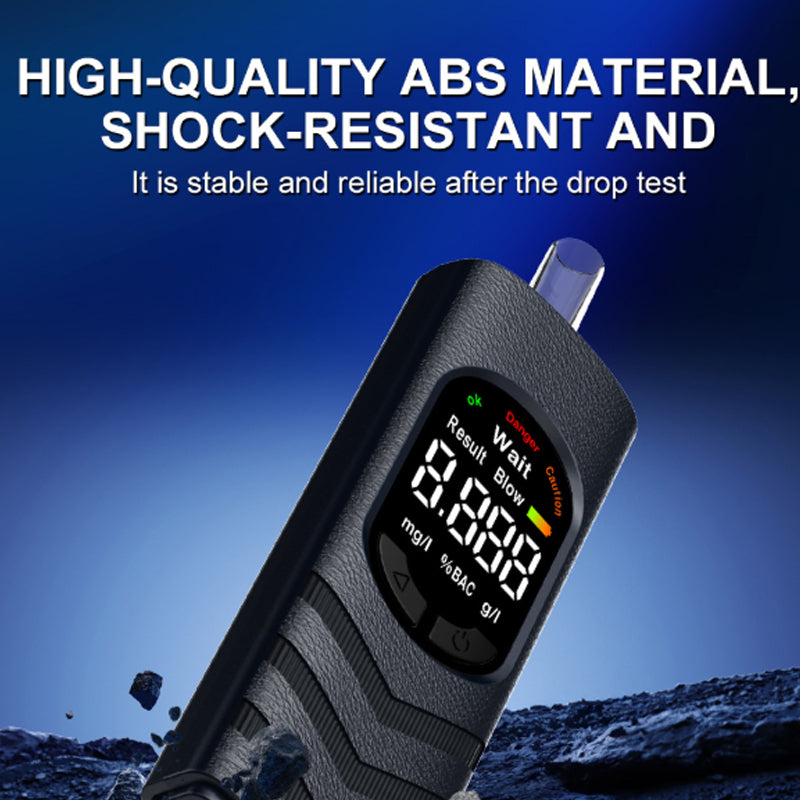 📢📢50% OFF !! ⏰🚔Rechargeable Alcohol Tester with LCD Screen and Voice Broadcast
