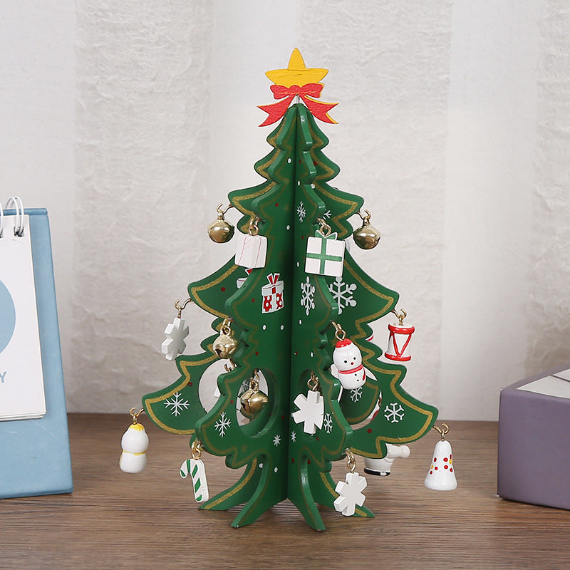 🎄 Best Gifts for Everyone🎅 DIY Wooden Christmas Tree Ornament Set – Build, decorate & play – Perfect for festive family fun & creative décor ✨