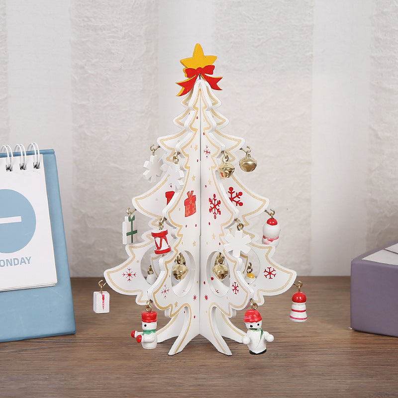 🎄 Best Gifts for Everyone🎅 DIY Wooden Christmas Tree Ornament Set – Build, decorate & play – Perfect for festive family fun & creative décor ✨