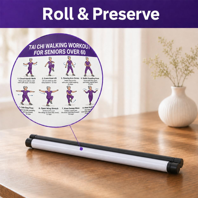📢📢40% OFF !! ⏰Tai Chi Workout Poster for Seniors
