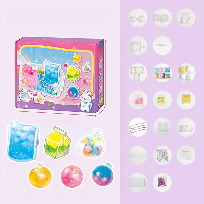 🐱 50% OFF NOW! 🧊 DIY Fried Ice Squishy Toy Kit – Cat claw design, squishy fun & creative – Perfect for sensory play & stress relief for kids ✨