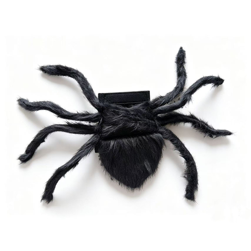 Halloween Pet Spider Costume Scary Plush Dog Cat Transformation Outfit