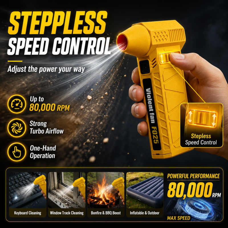 Portable Multi-Use Handheld Turbo Blower