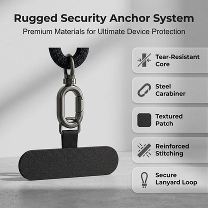4-in-1 Crossbody Charging Cable Lanyard