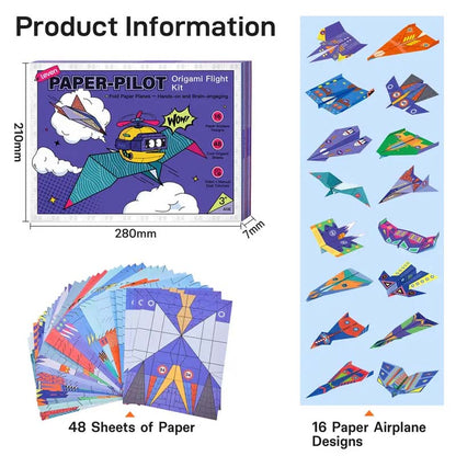📢📢50% OFF !! ⏰Creative DIY Paper Airplane Set For Kids