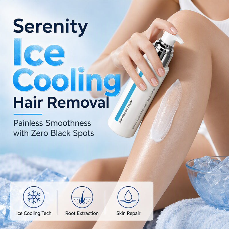 🎉50% Off! ✨Ice-Cooling Hair Removal Cream for Sensitive Skin