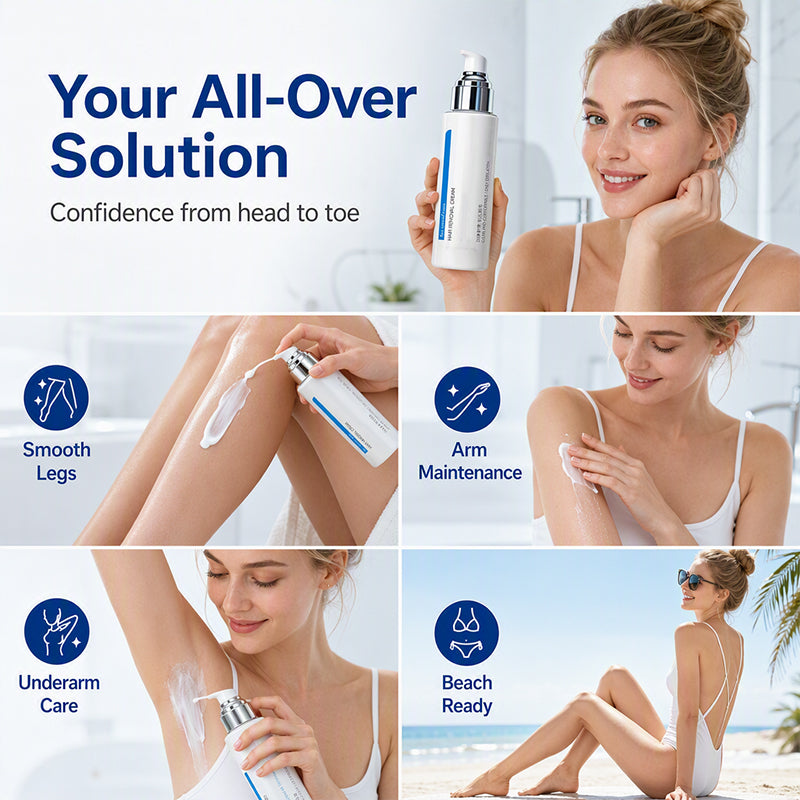 🎉50% Off! ✨Ice-Cooling Hair Removal Cream for Sensitive Skin