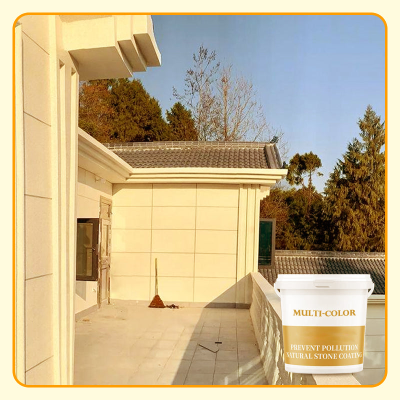 Waterproof Multi-Color Natural Washed Stone Coating