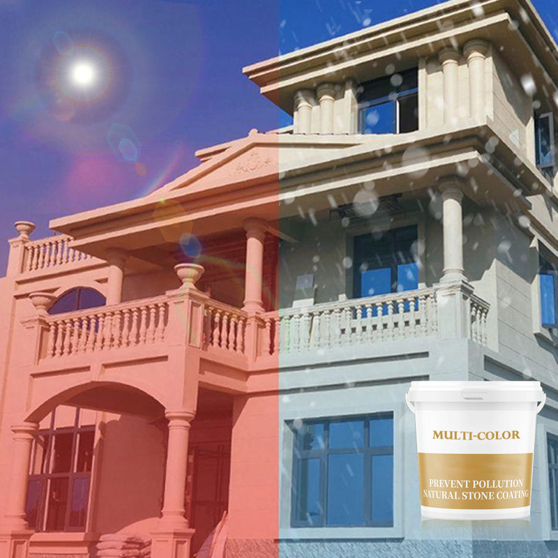 Waterproof Multi-Color Natural Washed Stone Coating