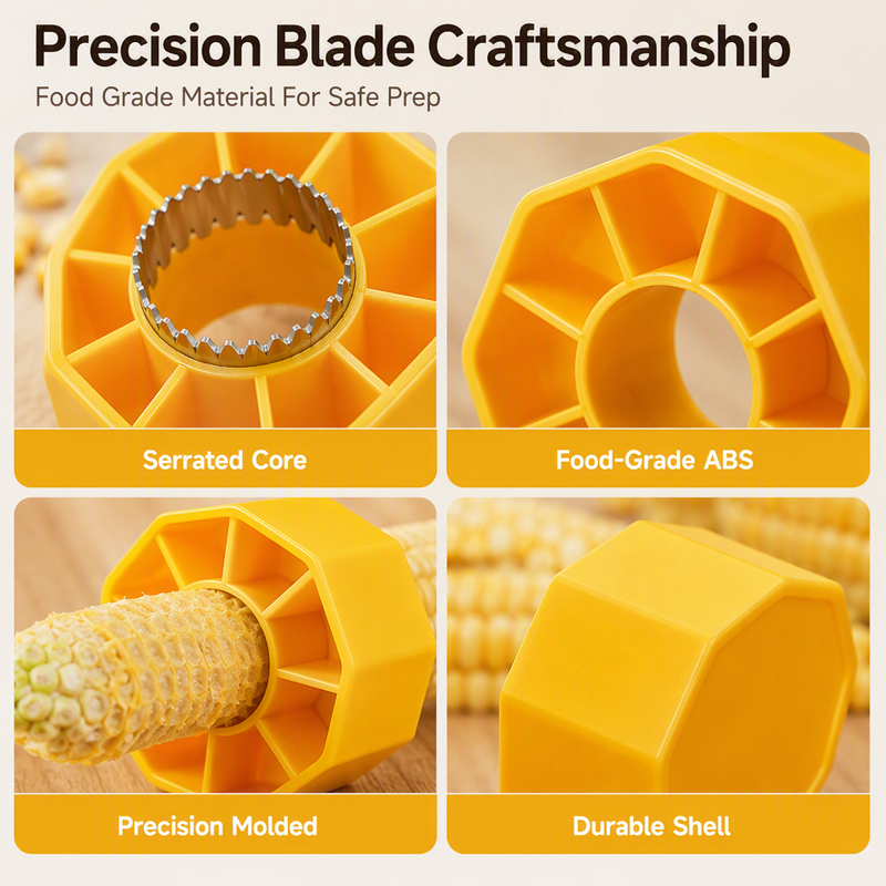 Portable Manual Corn Stripper Tool for Kitchen and Outdoors