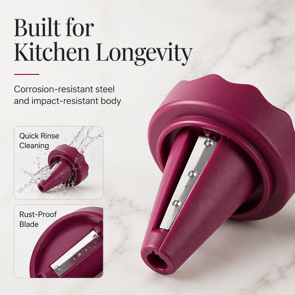 Manual Vegetable Spiralizer and Curler for Rose Flower Carving
