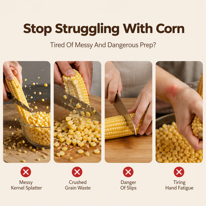 Portable Manual Corn Stripper Tool for Kitchen and Outdoors