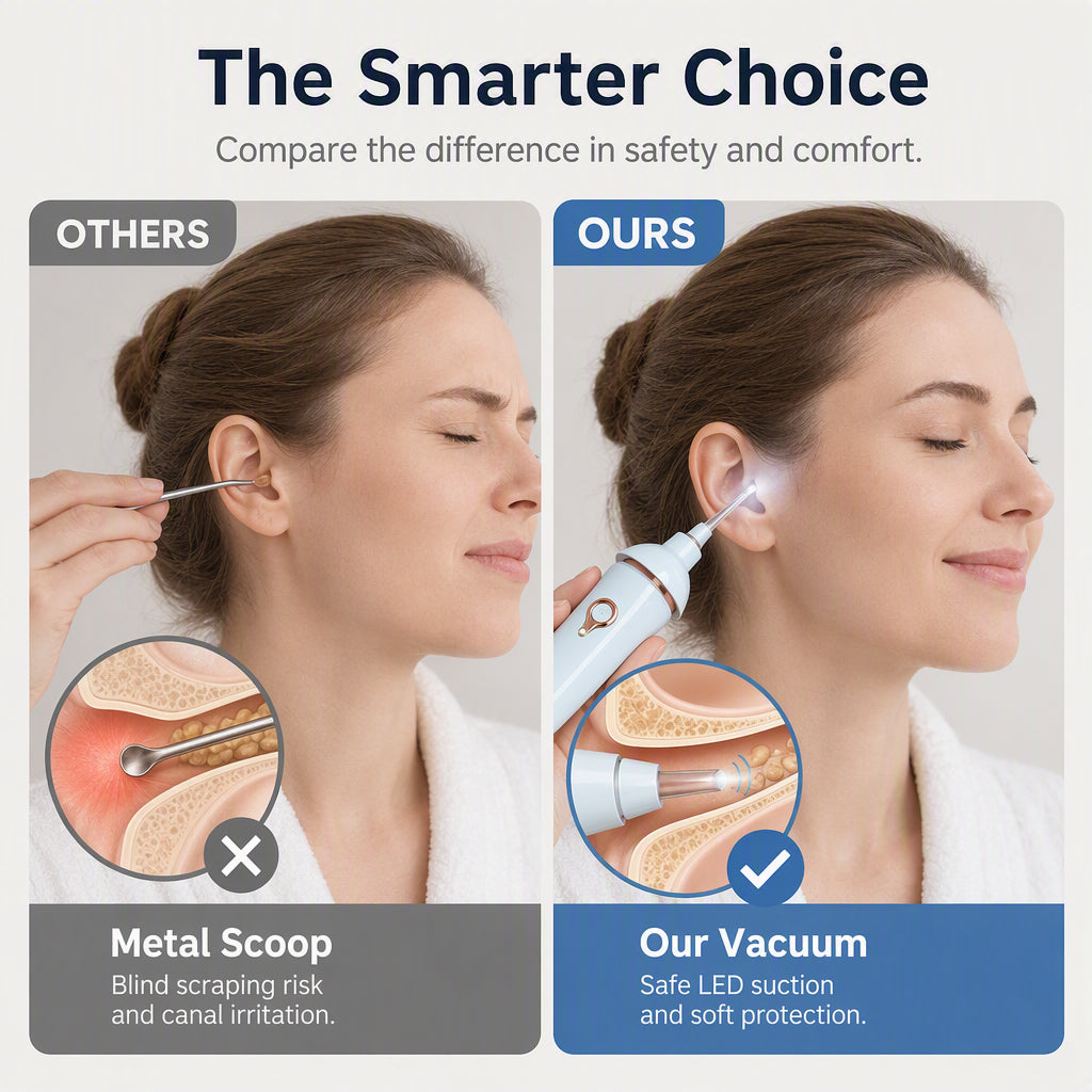 Electric Earwax Cleaner with LED Light