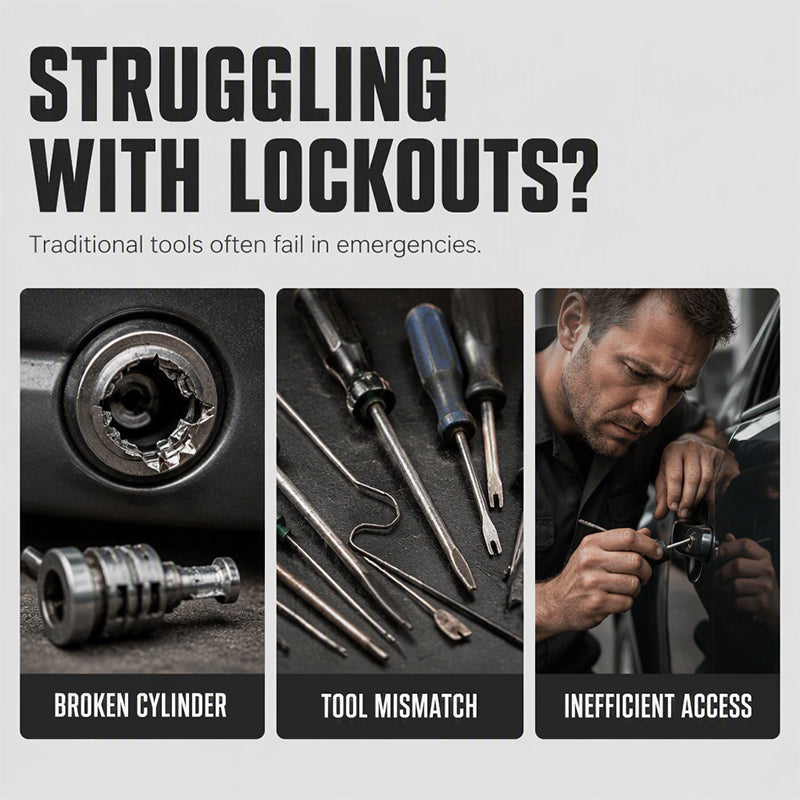 Flat Chisel Car Lock Maintenance Tool
