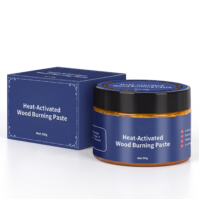 Heat-Activated Wood Burning Paste