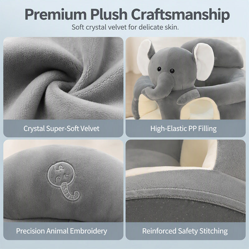 🎉 LIMITED-TIME 50% OFF! 👶 Cartoon Baby Support Sofa – Safe Sitting Training Seat, Cozy Design, Helps Little Ones Sit Steady ✨