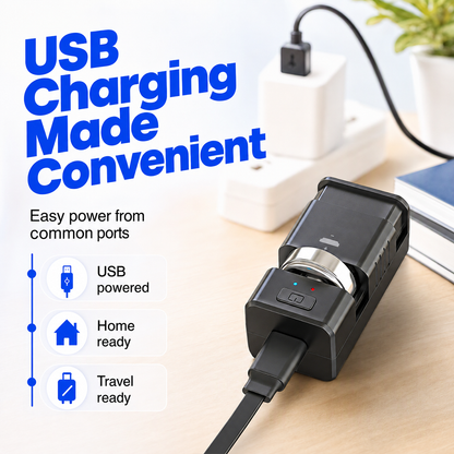 Recharge Coin Batteries Anywhere! Pocket USB-C One-Button Charger