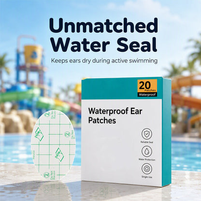 Disposable Waterproof Bath Ear Stickers-20 tablets per package