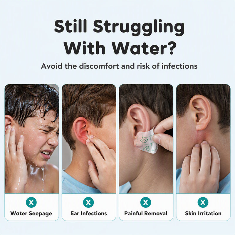 Disposable Waterproof Bath Ear Stickers-20 tablets per package