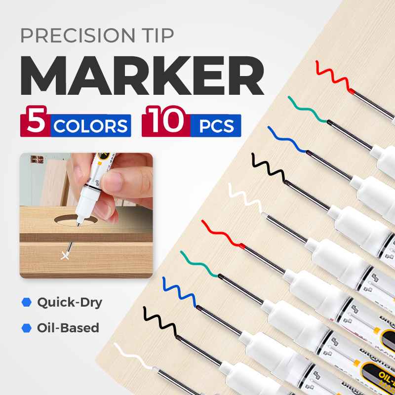 🖊️ Precision Tip Quick‑Dry Oil‑Based Marker Pen