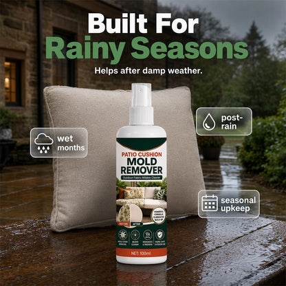 Remove Cushion Mold Instantly! No-Scrub Gentle Patio Fabric Spray