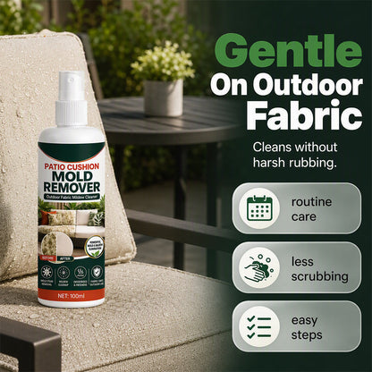 Remove Cushion Mold Instantly! No-Scrub Gentle Patio Fabric Spray