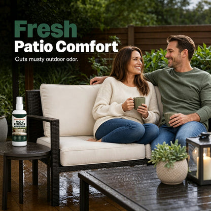 Remove Cushion Mold Instantly! No-Scrub Gentle Patio Fabric Spray