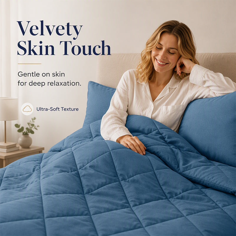🛏️ Brushed Microfiber Comforter Set: Diamond Quilting, Moisture-Wicking, All-Season, with 2 Pillowcases