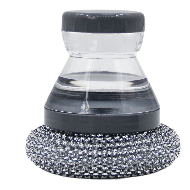 🥳HOT SALE🥳💞10K+ SOLD! Scrubber Brush! Built-in soap, non-scratch & ergonomic. Clean pots easily – grab yours! ✅