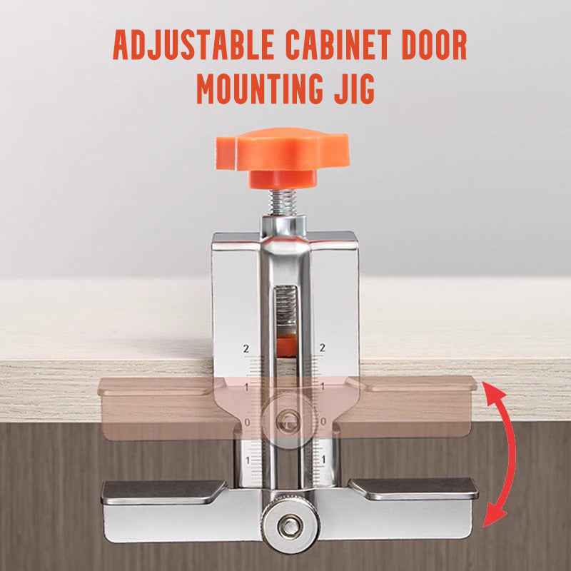 Adjustable Cabinet Door Mounting Jig