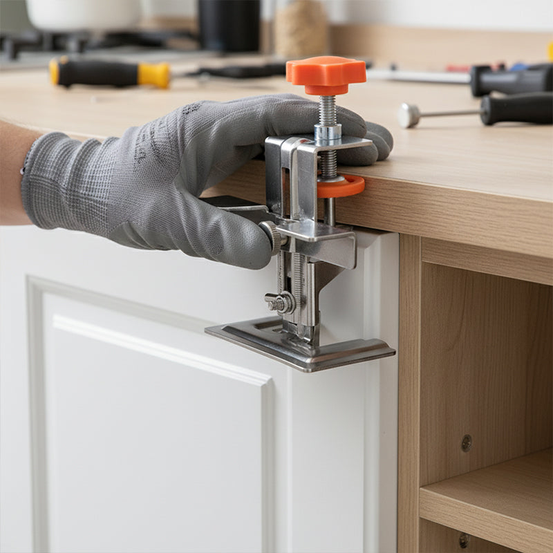 Adjustable Cabinet Door Mounting Jig