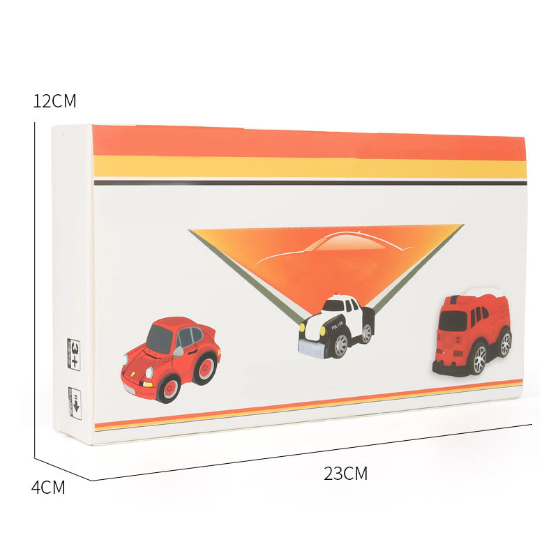 12-Pack Cartoon Mini Toy Car Set