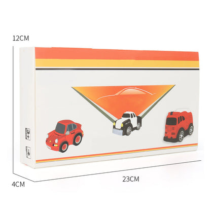 12-Pack Cartoon Mini Toy Car Set