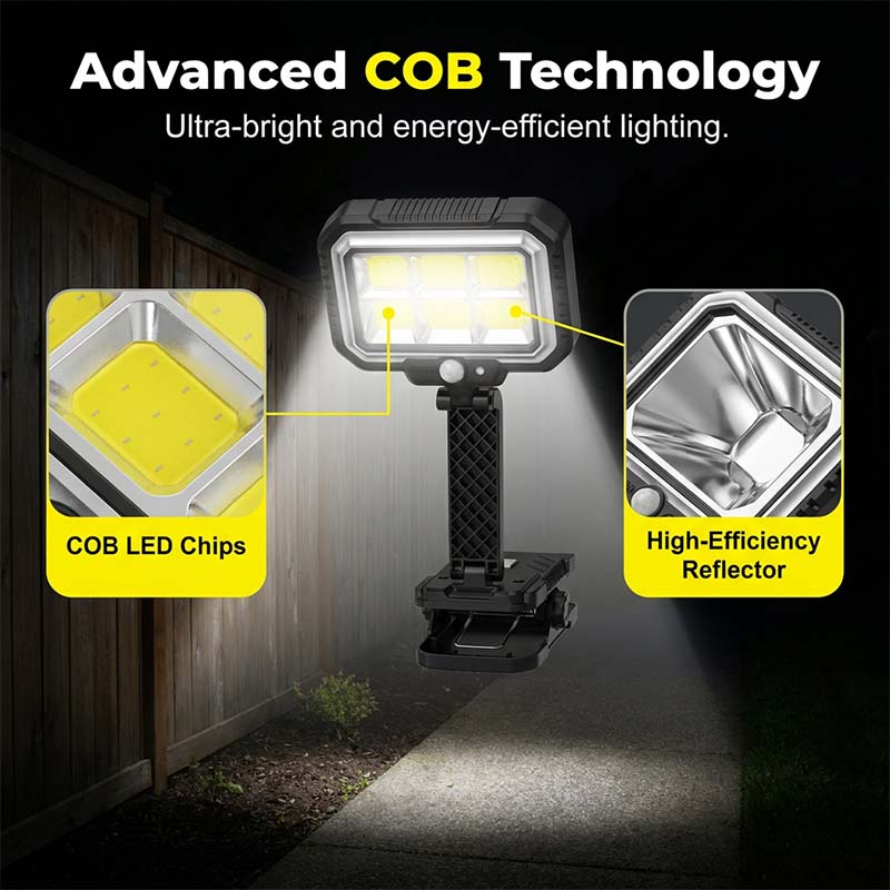 ☀️50% OFF NOW! Clip‑On Solar Motion Sensor Light‑Wide‑Angle Solar‑Powered Security LED Lamp, Instant Setup Outdoor Clip Light for Fence, Patio & Garden