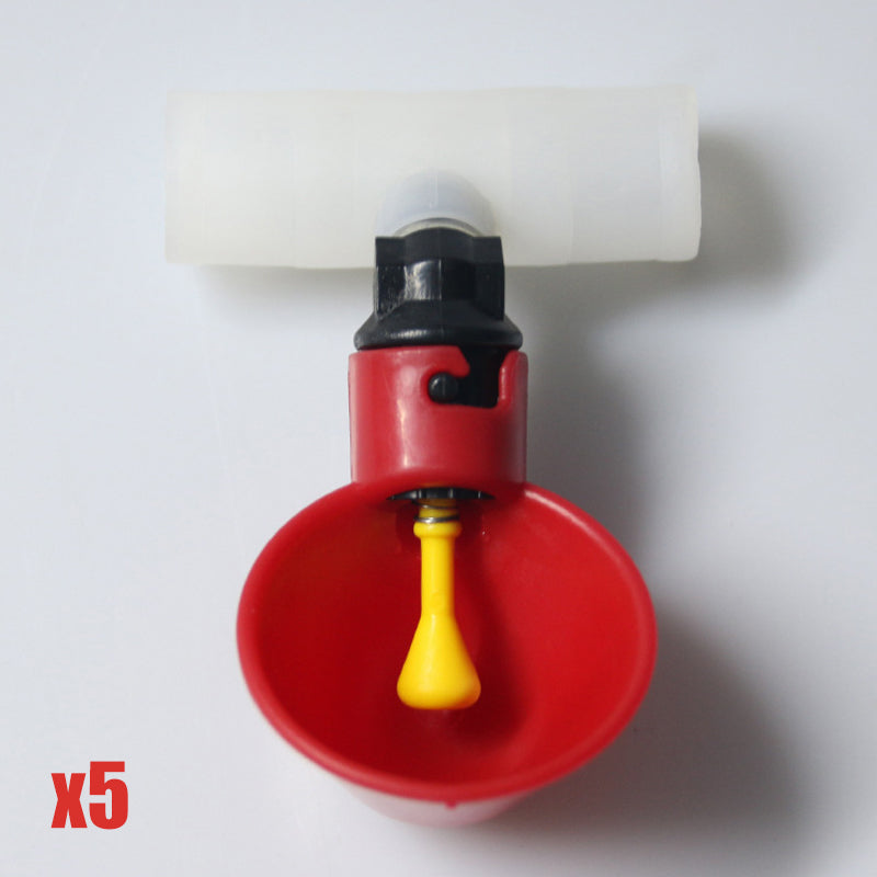 Gravity-Fed Automatic Chicken Waterer Cups