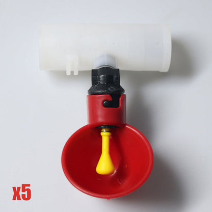 Gravity-Fed Automatic Chicken Waterer Cups