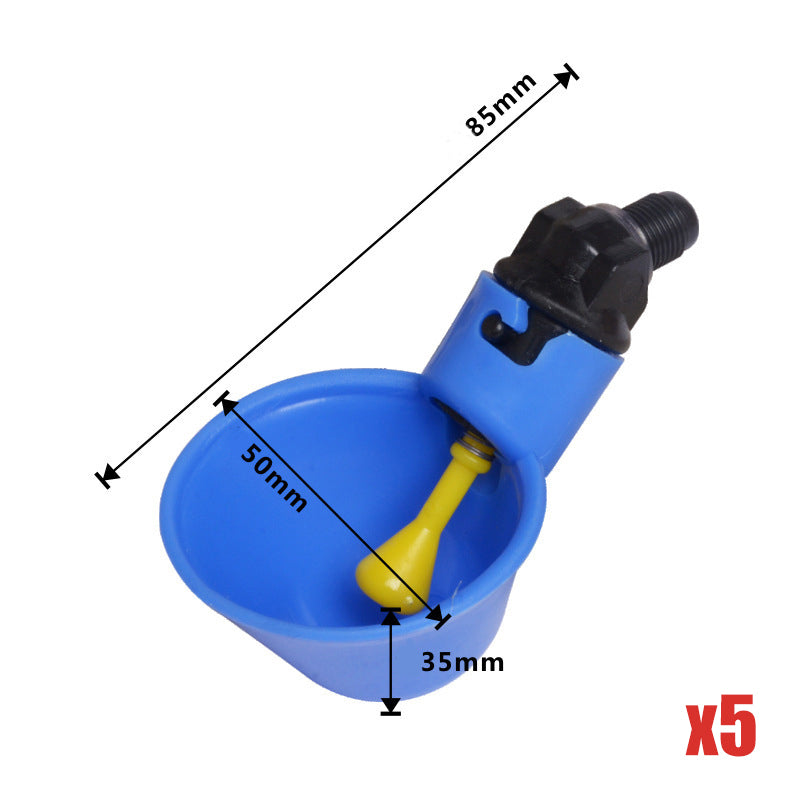Gravity-Fed Automatic Chicken Waterer Cups