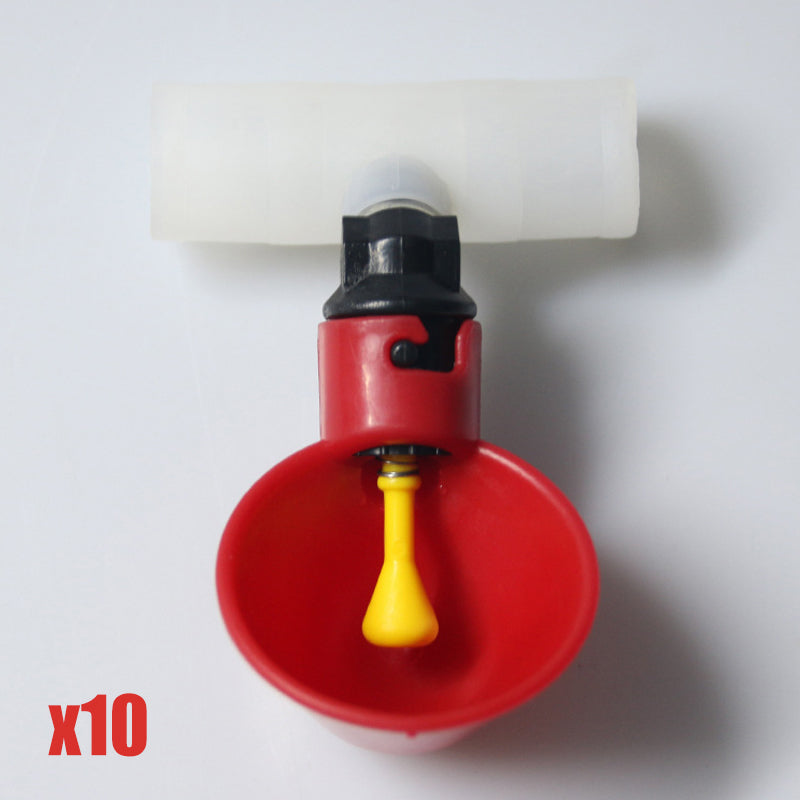 Gravity-Fed Automatic Chicken Waterer Cups