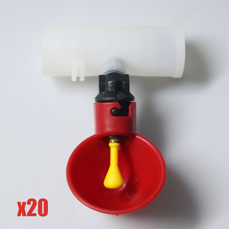 Gravity-Fed Automatic Chicken Waterer Cups