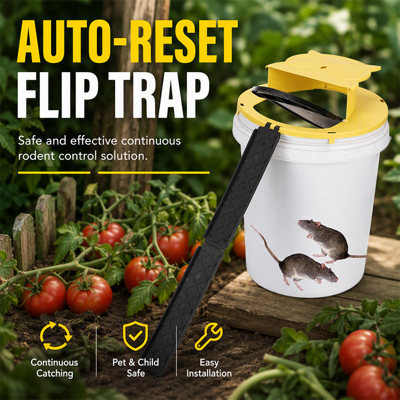 Automatic Reset Flip Lid Mouse Trap
