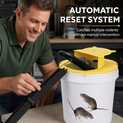 Automatic Reset Flip Lid Mouse Trap