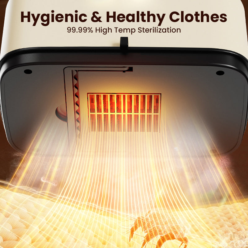 🥳2026 HOT SALE🥳💞50K+ SOLD! 👕💨 50% OFF! Portable Clothes Dryer – 600W PTC heating, 360° airflow, 99.99% bacteria removal. 2 heat levels & 180-min timer, foldable & compact! 🛡️✅