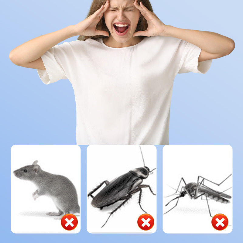 🦟 Ultrasonic Pest Repeller – Silent Plug-In Insect & Rodent Deterrent for Home, Kitchen & Garage