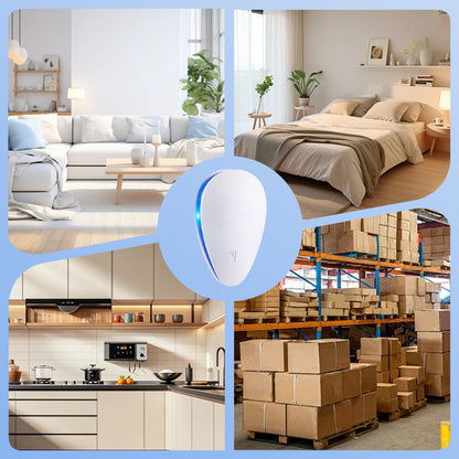 🦟 Ultrasonic Pest Repeller – Silent Plug-In Insect & Rodent Deterrent for Home, Kitchen & Garage