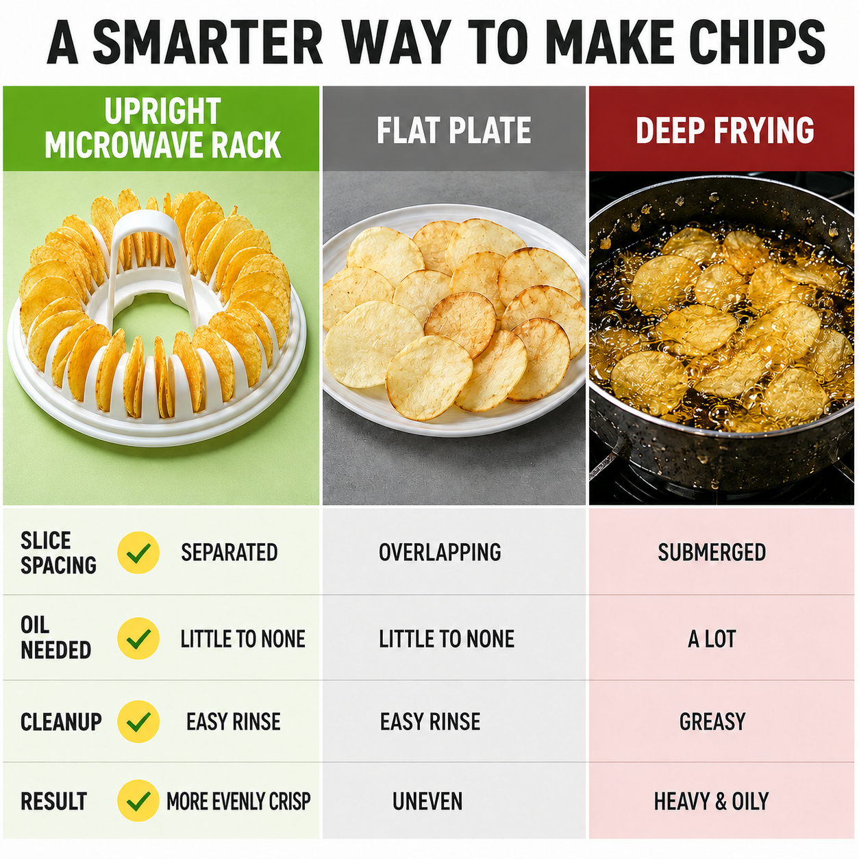 DIY Microwave Potato Chip Maker with Slicer Bowl Set